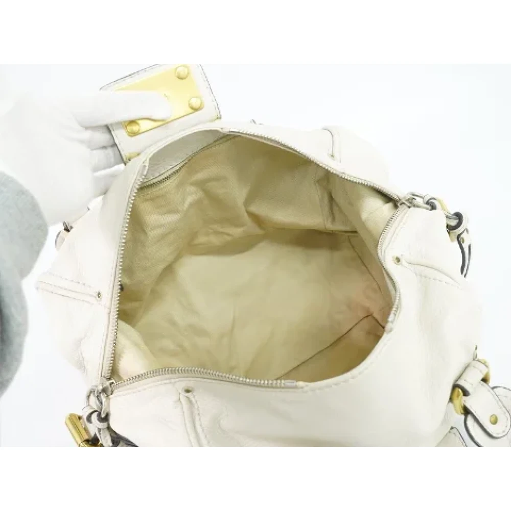 Chloé Pre-owned Leather handbags White Dames