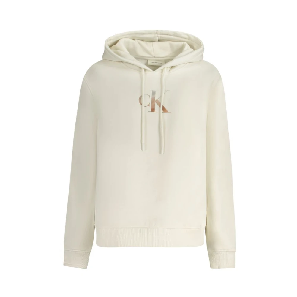 Calvin Klein Stijlvolle Baumwollpullover White Dames