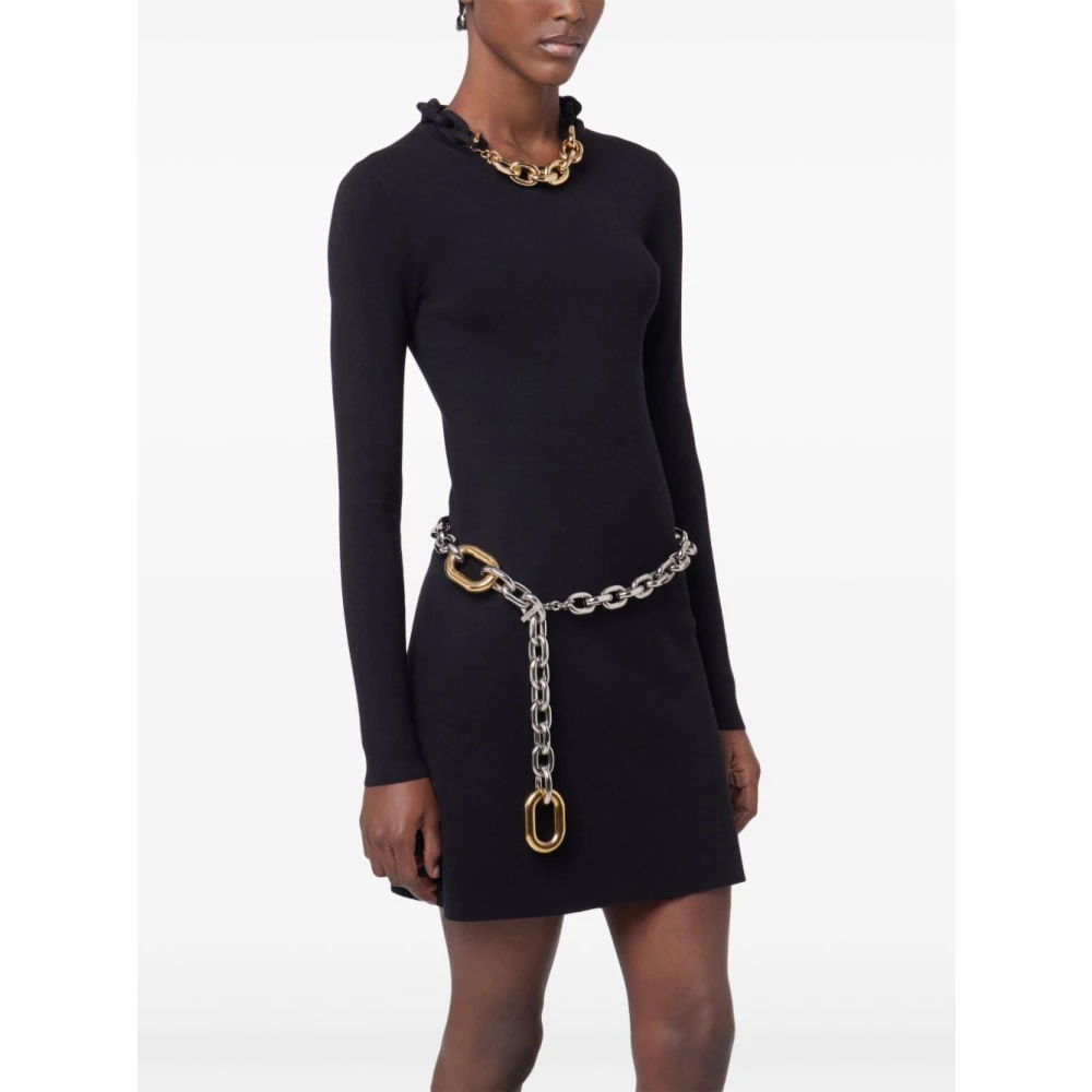 Paco Rabanne Versierde Riem in Zilver en Goud Gray Dames