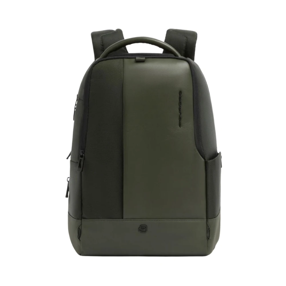 Piquadro Uomo Verde - Zaino Espandibile Per Laptop Da 14" Con Cinghia Per Trolley - Bags - One Size - Immagine 3