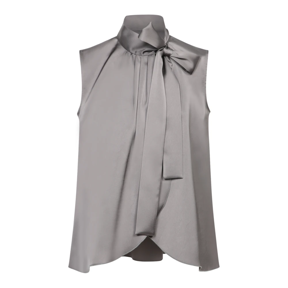 Blanca Vita Grijze Top voor Vrouwen Aw24 Gray Dames