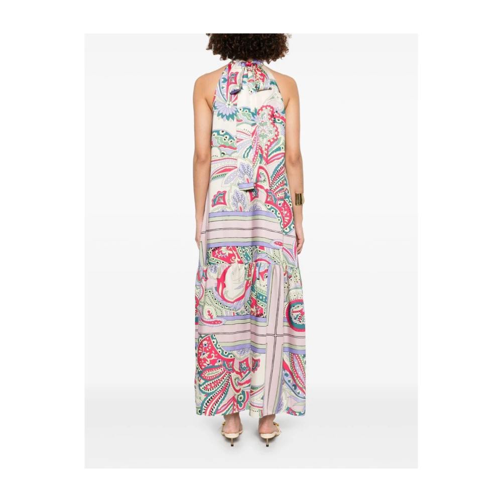 Liu Jo Multicolor Lange Jurk Multicolor Dames