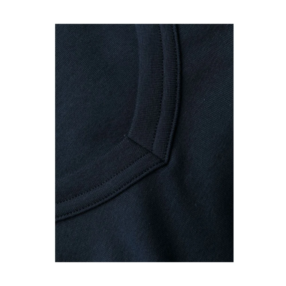 Tom Ford Navy Blue V-Neck Jersey T-shirt Blue Heren