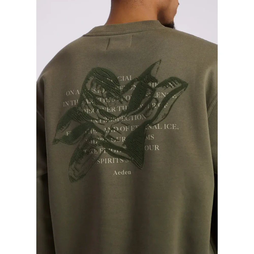 Aeden Groene Beetle Sweater Green Heren