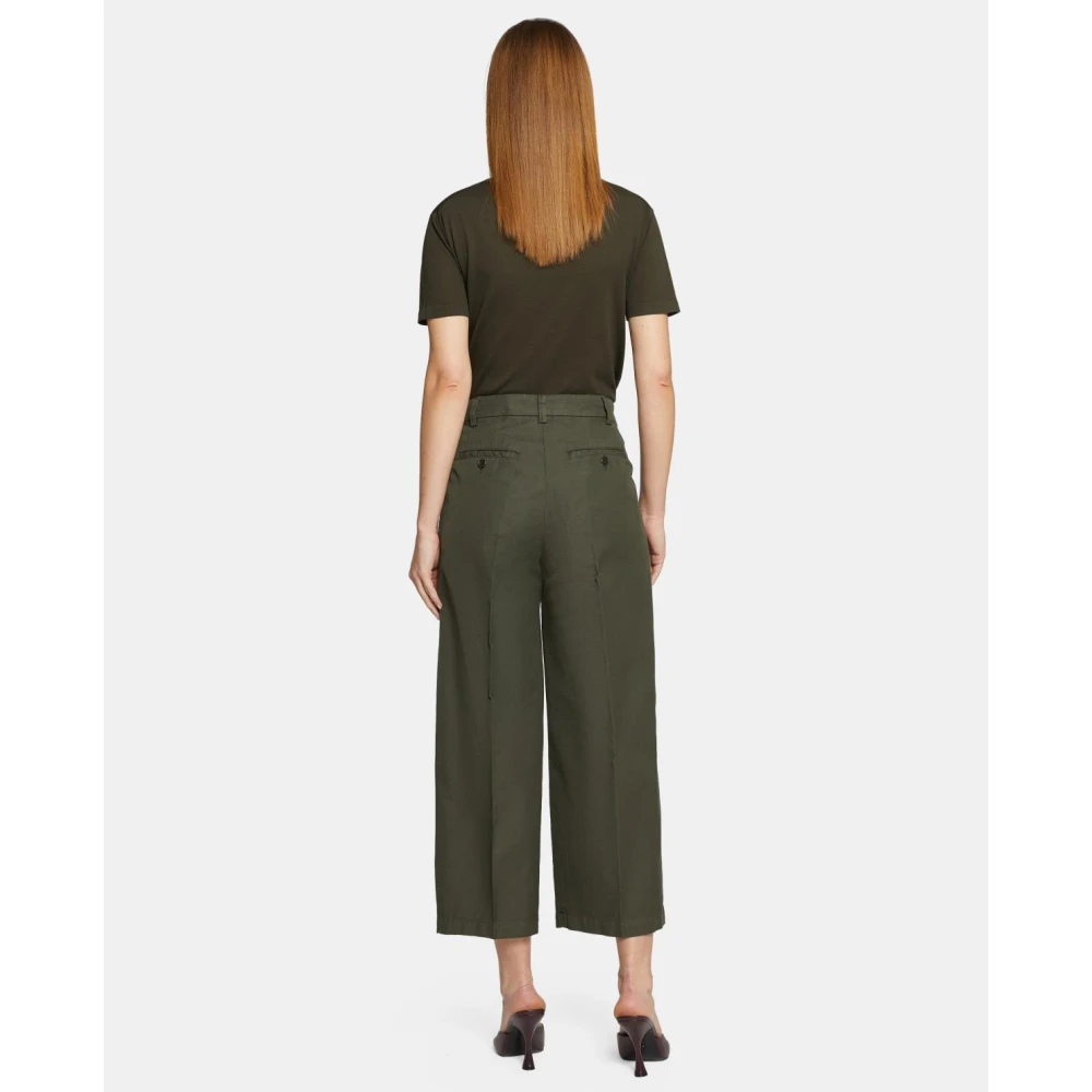 Aspesi Casual Katoenen T-shirt Green Dames