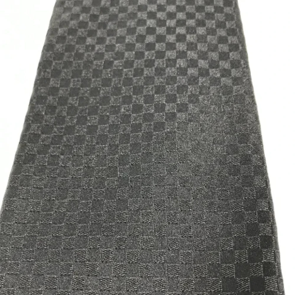 Louis Vuitton Vintage Pre-owned Silk home-office Black Dames