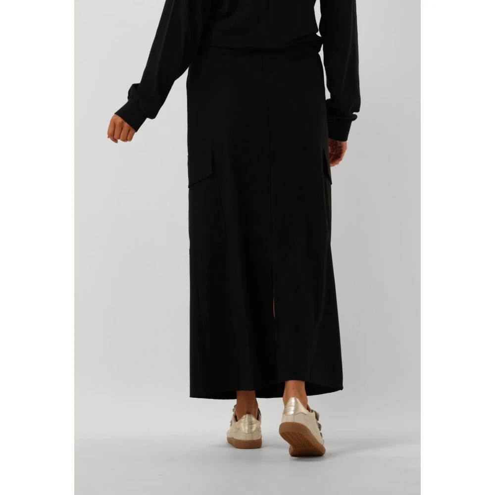 Penn&Ink N.Y Bruine Maxi Rok 540 Brown Dames