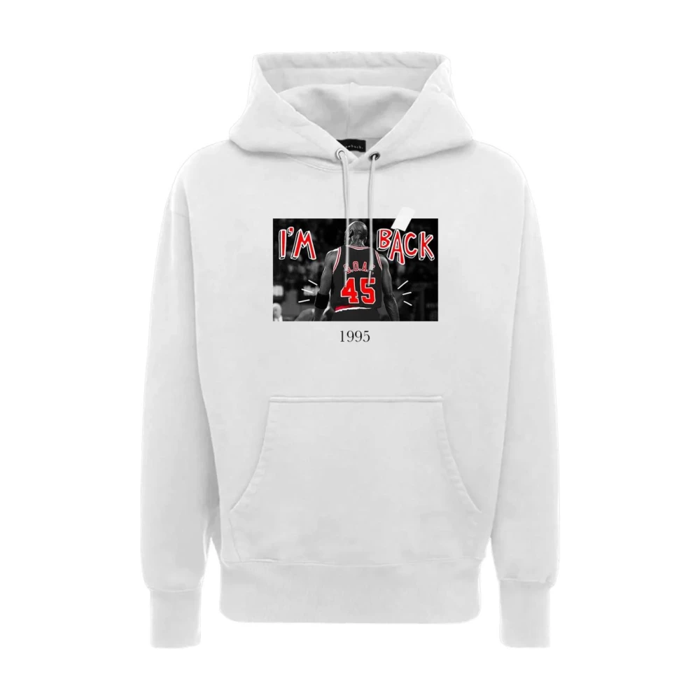 Throwback Stijlvolle Fleece Trui White Heren