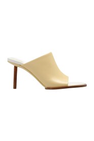 Rond Carre heeled mules