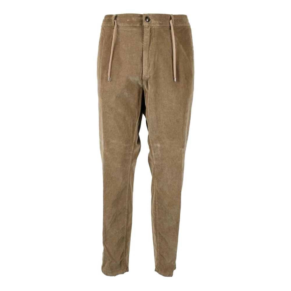 Cruna Katoen Elastaan Broek Beige Heren