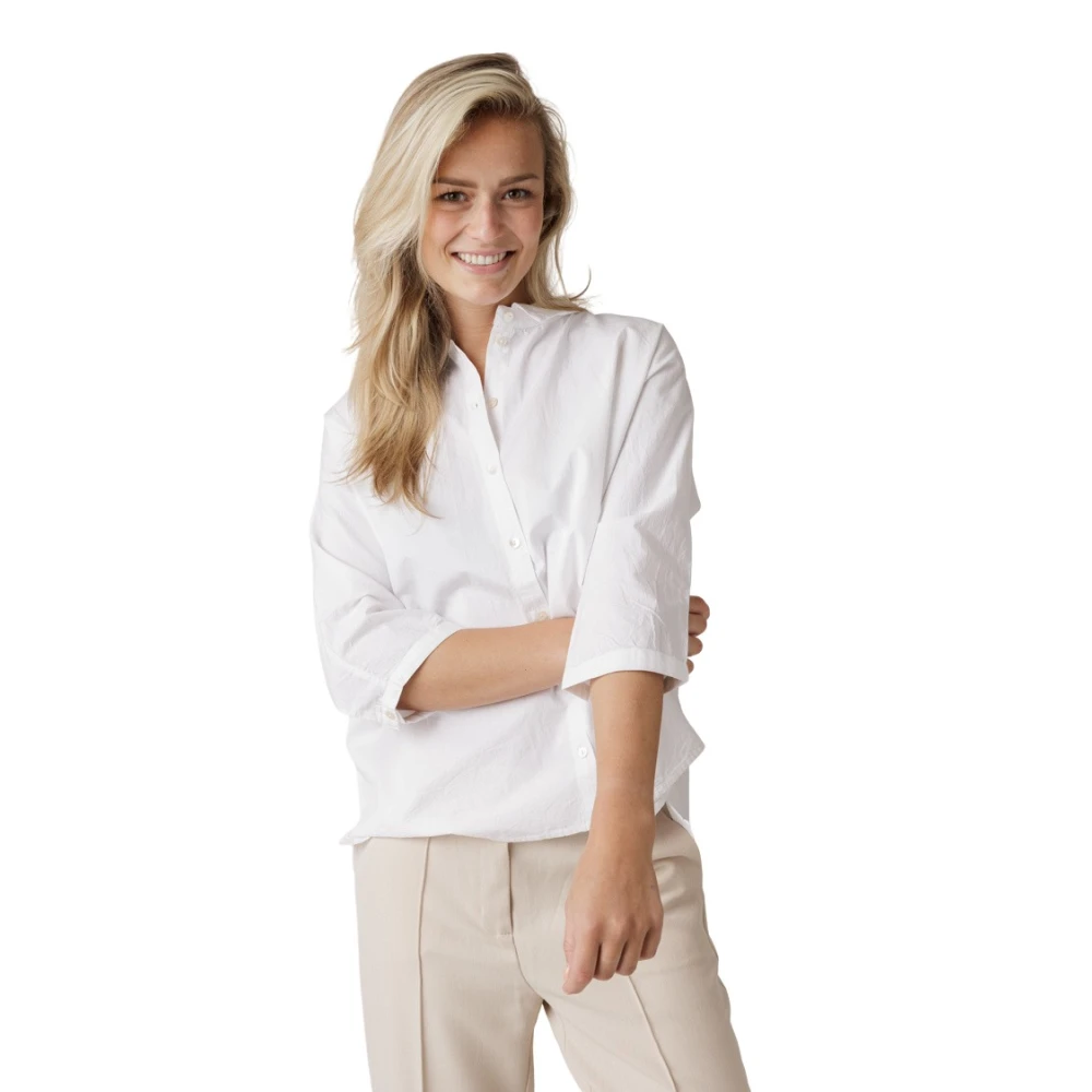 By-Bar BY BAR Norel Poplin Blouse 001 White Dames