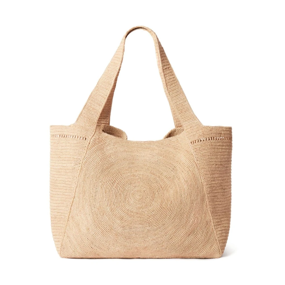 Stella Mccartney Beige Tote Tas met Borduurwerk Beige Dames