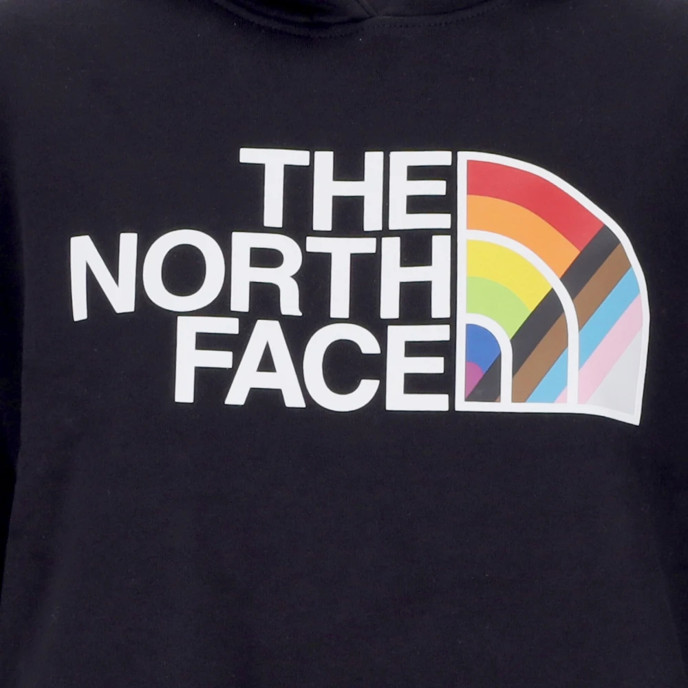 The North Face Regenboog Trots Zwarte Hoodie Sweatshirt Black Dames