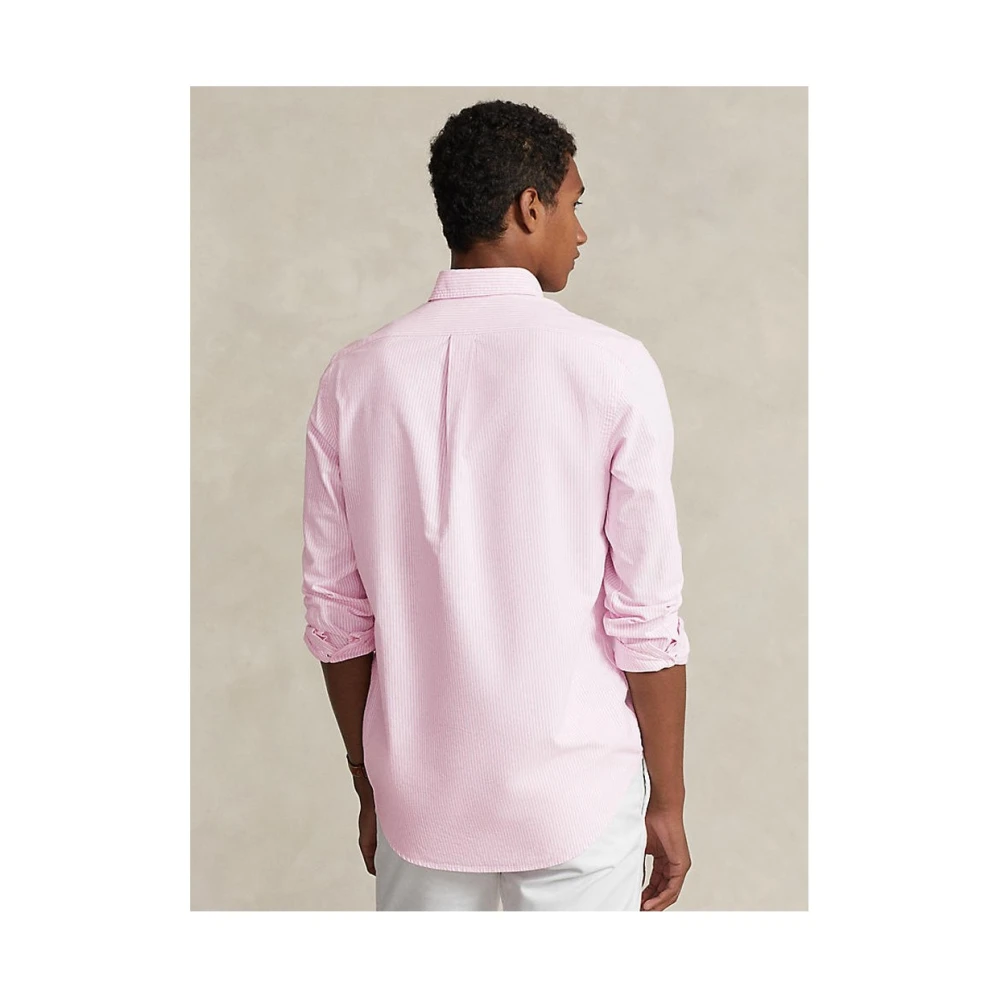 Ralph Lauren Casual Overhemd Pink Heren
