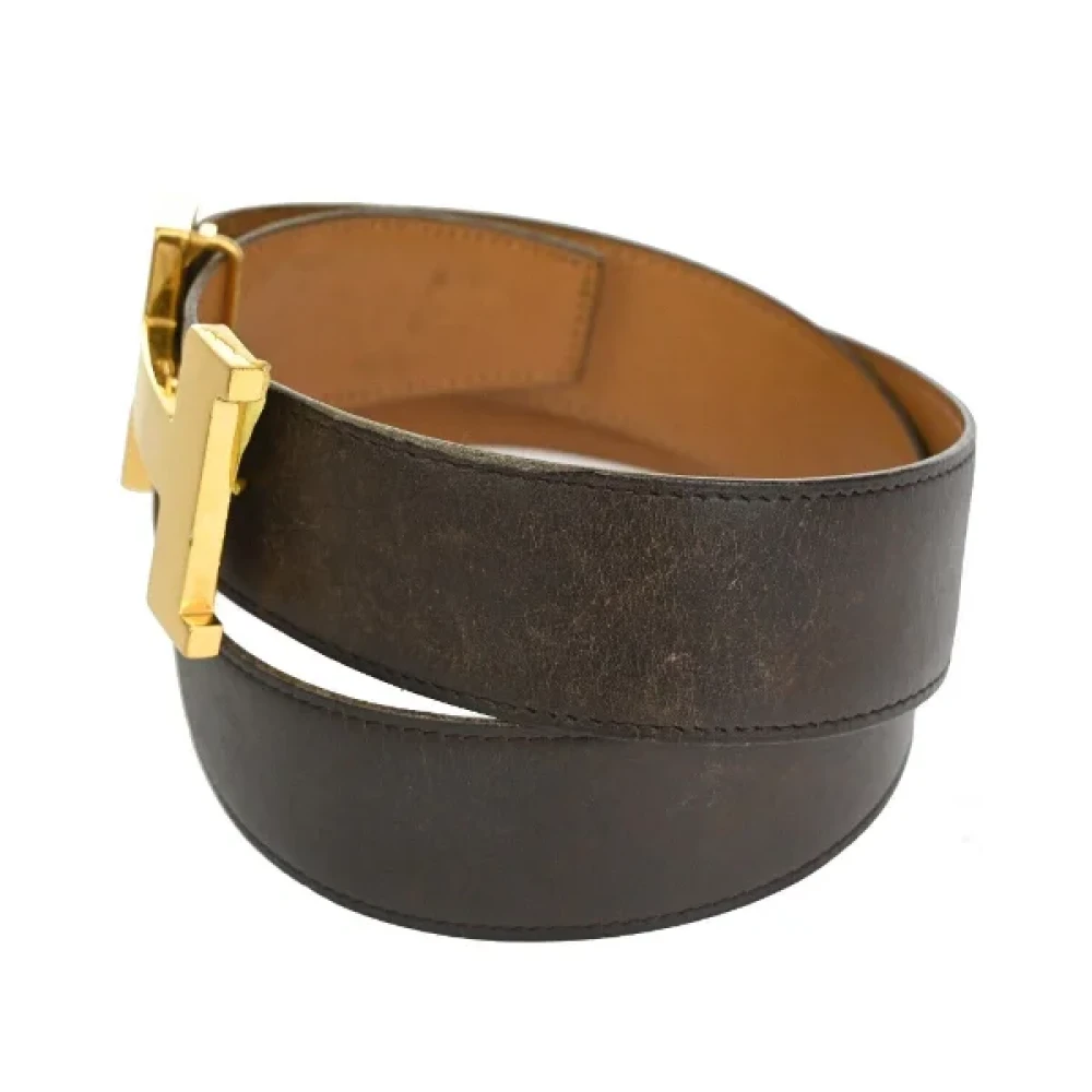 Hermès Vintage Pre-owned Leather belts Brown Unisex