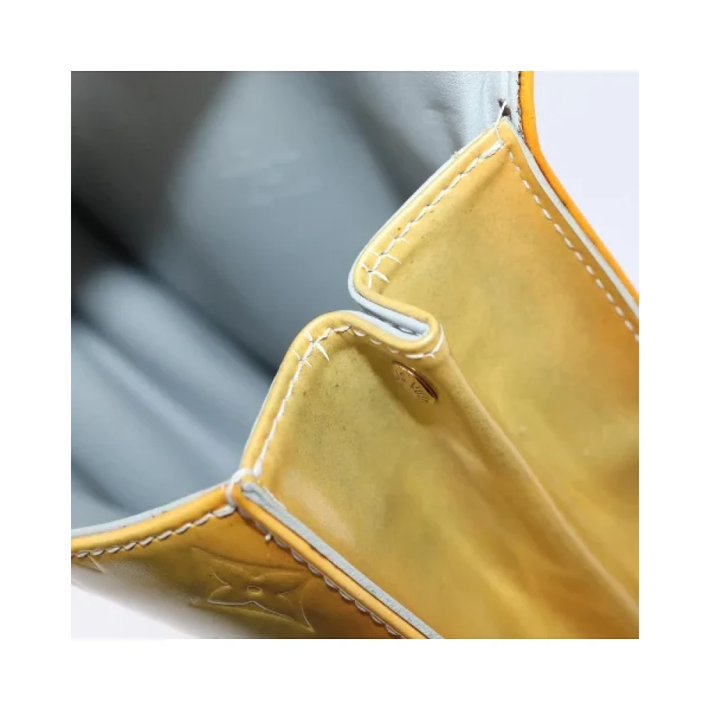 Louis Vuitton Vintage Pre-owned Leather louis-vuitton-bags Yellow Dames
