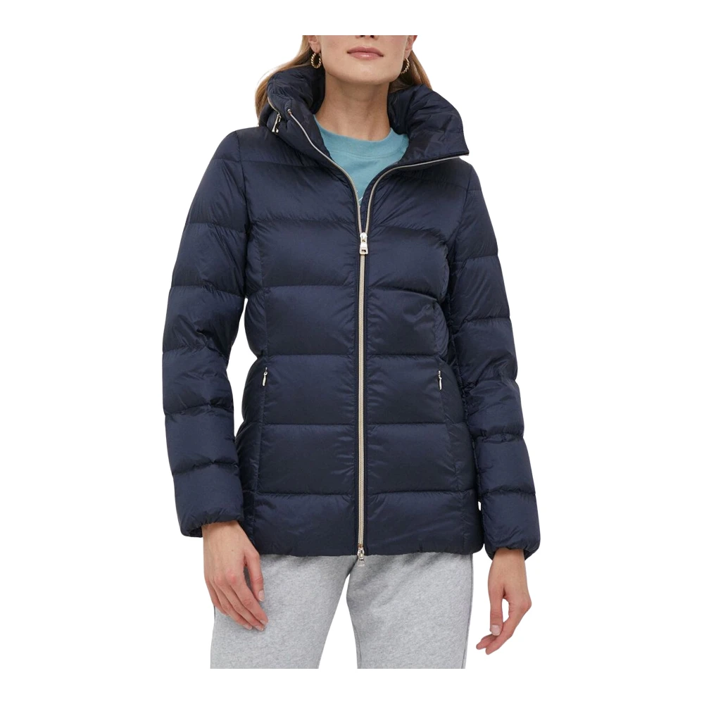 Geox Ademende Polyester Jas Charlene W3626E T2562 Blue Dames