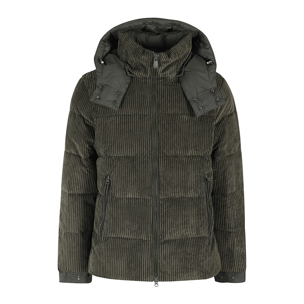 Save The Duck Gewatteerde jas met stijl Green Heren