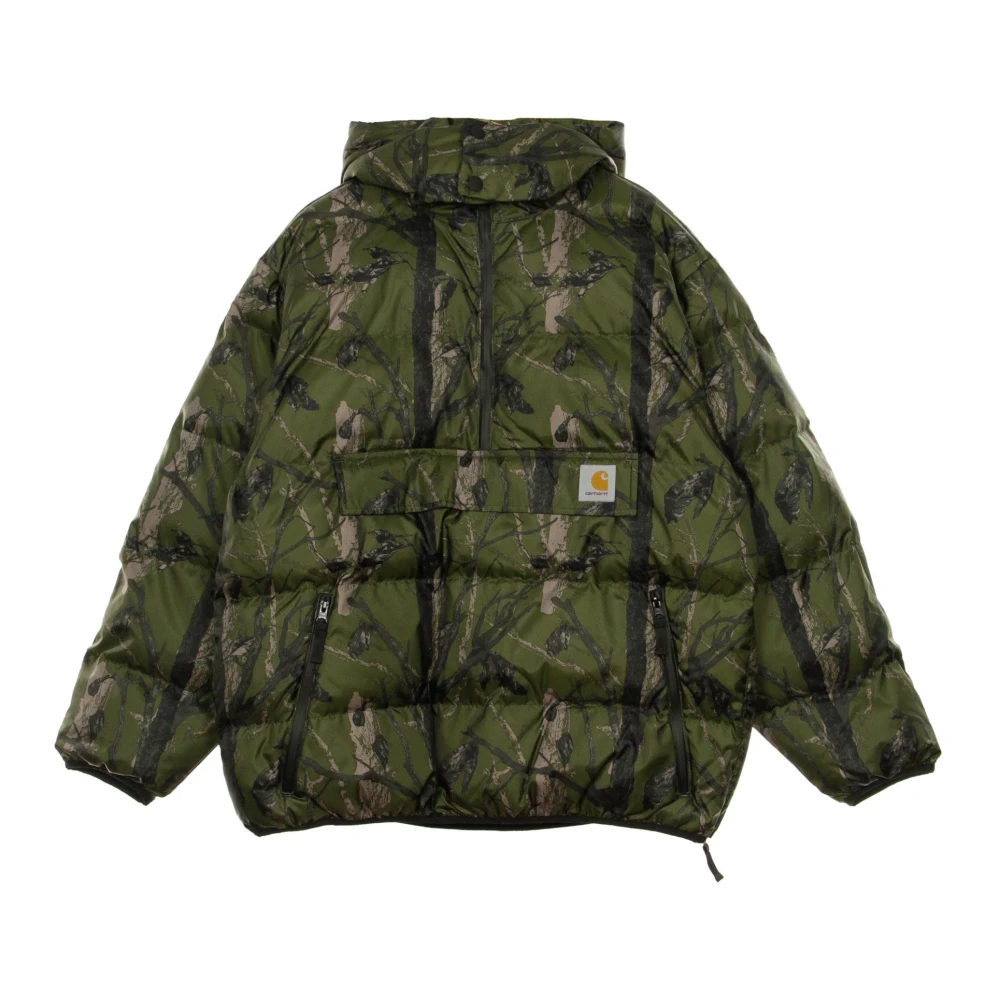 Carhartt WIP Heren Camo Anorak Donsjas Green Heren