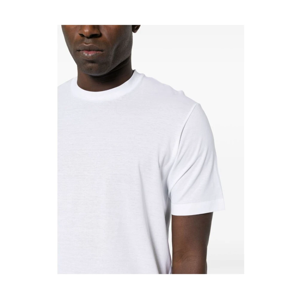 Mazzarelli T-Shirts White Heren
