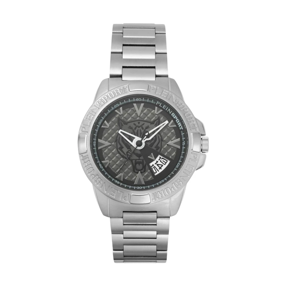 Plein Sport Men's Gray Watches, One Size, Touchdown Watch
