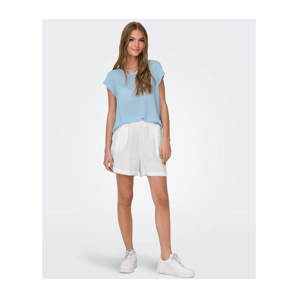 Only Iris Modal Shorts voor Dames White Dames