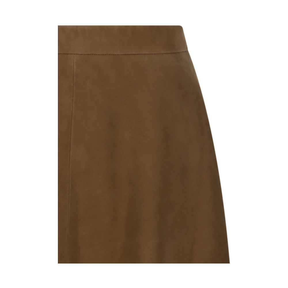 Róhe Licht Khaki Rok Beige Dames