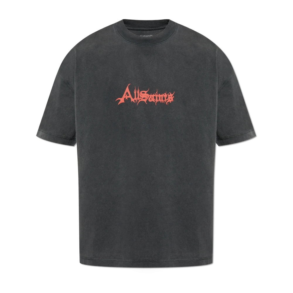 AllSaints T-shirt Damienz Black Heren