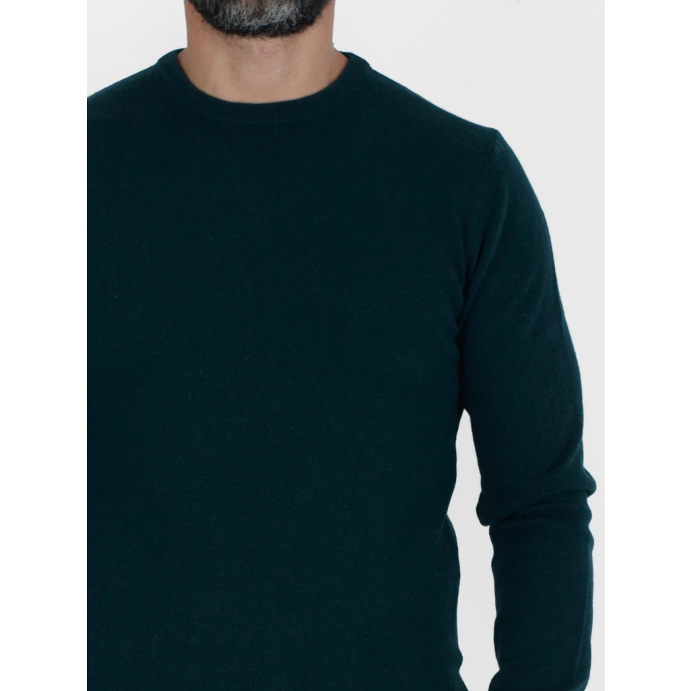 Colmar Groene Sweater Basic Ronde Hals Stijl Green Heren