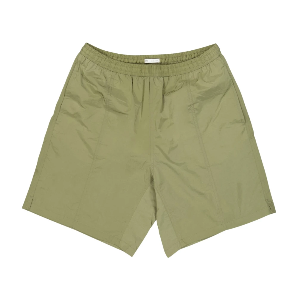 Ami Paris Uomo Verde Costumi Da Bagno, S, New,