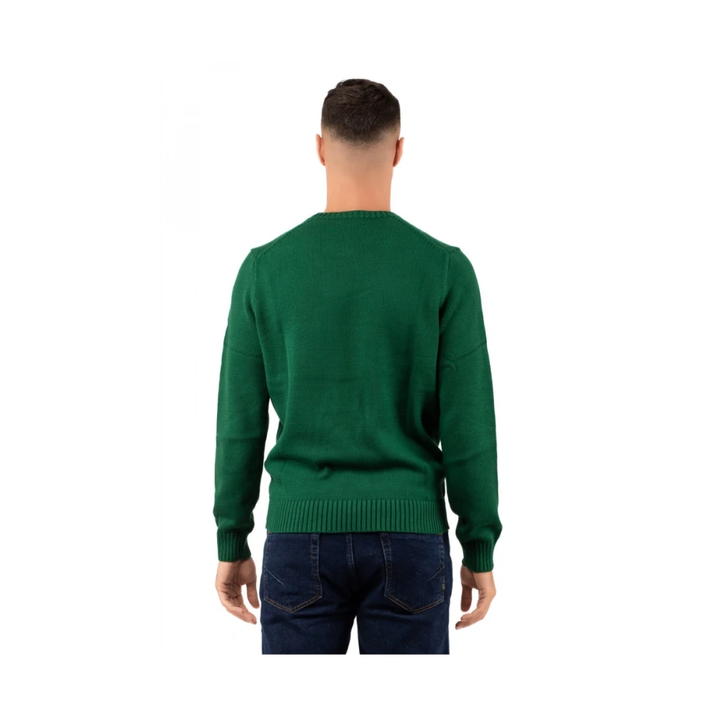 Ralph Lauren Rondgebreide trui Green Heren