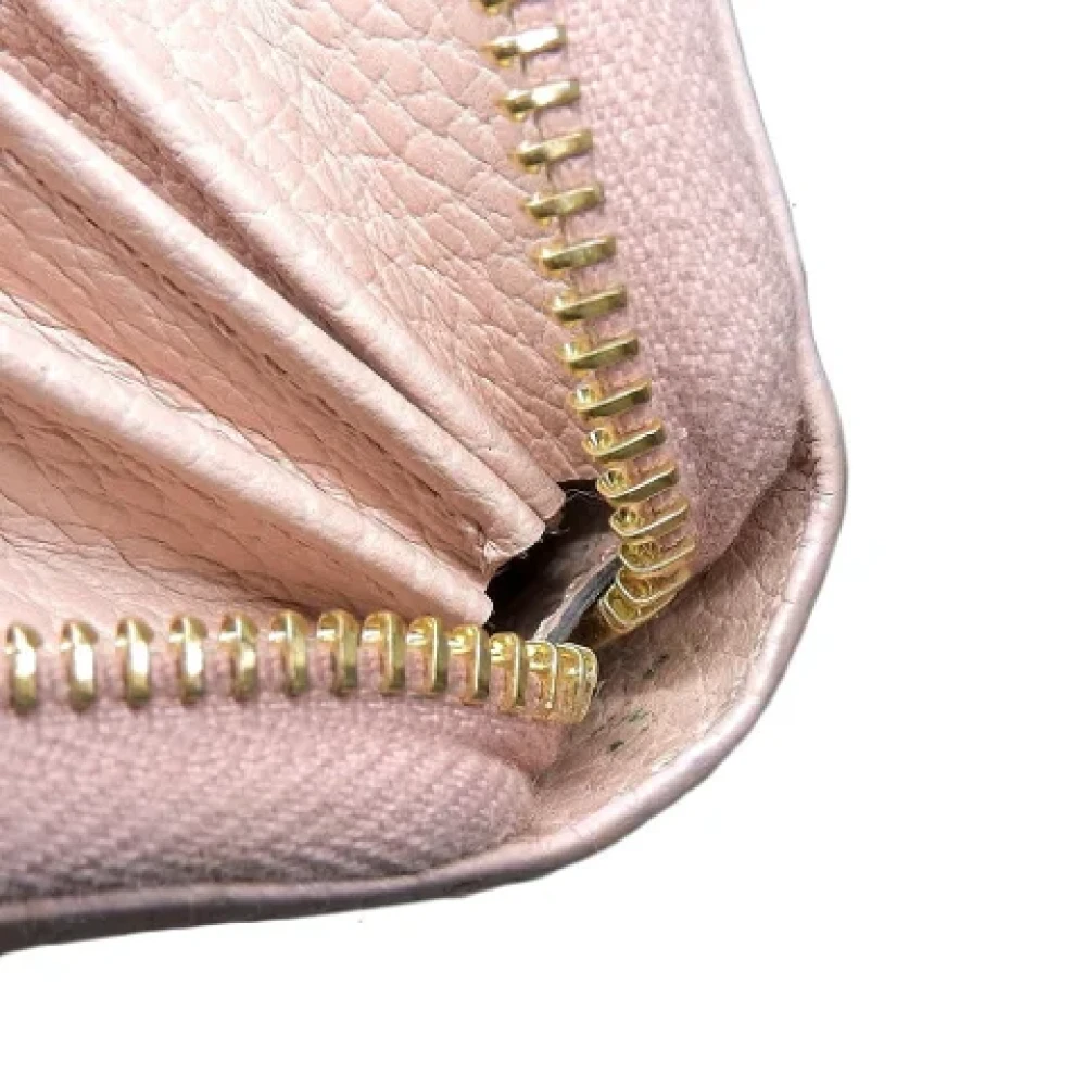 Gucci Vintage Pre-owned Leather wallets Pink Dames