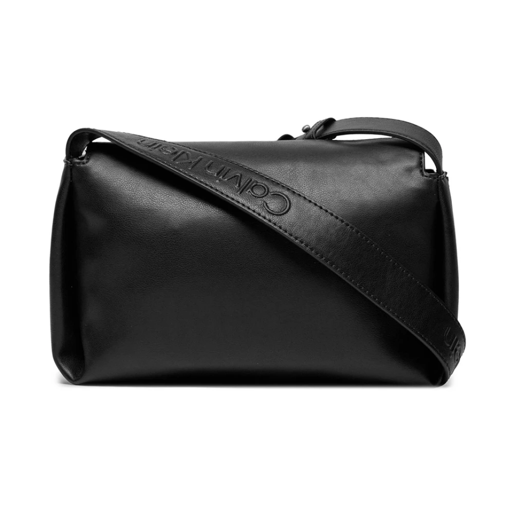 Calvin Klein Zwarte Schoudertas voor Vrouwen Black Dames