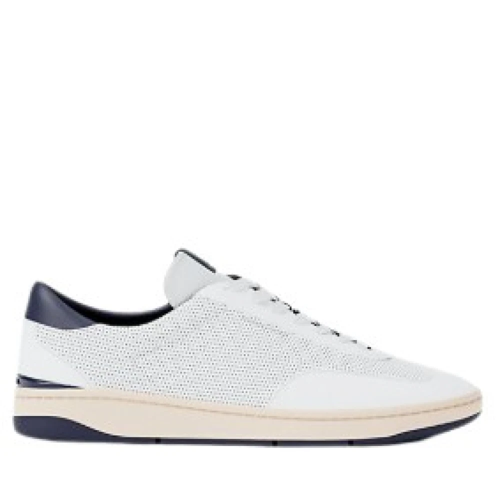 Michael Kors Wilton Perforated Leather Sneaker Heren Schoenen Wit