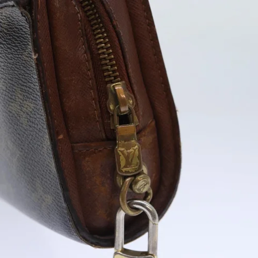 Louis Vuitton Vintage Pre-owned Canvas clutches Brown Dames