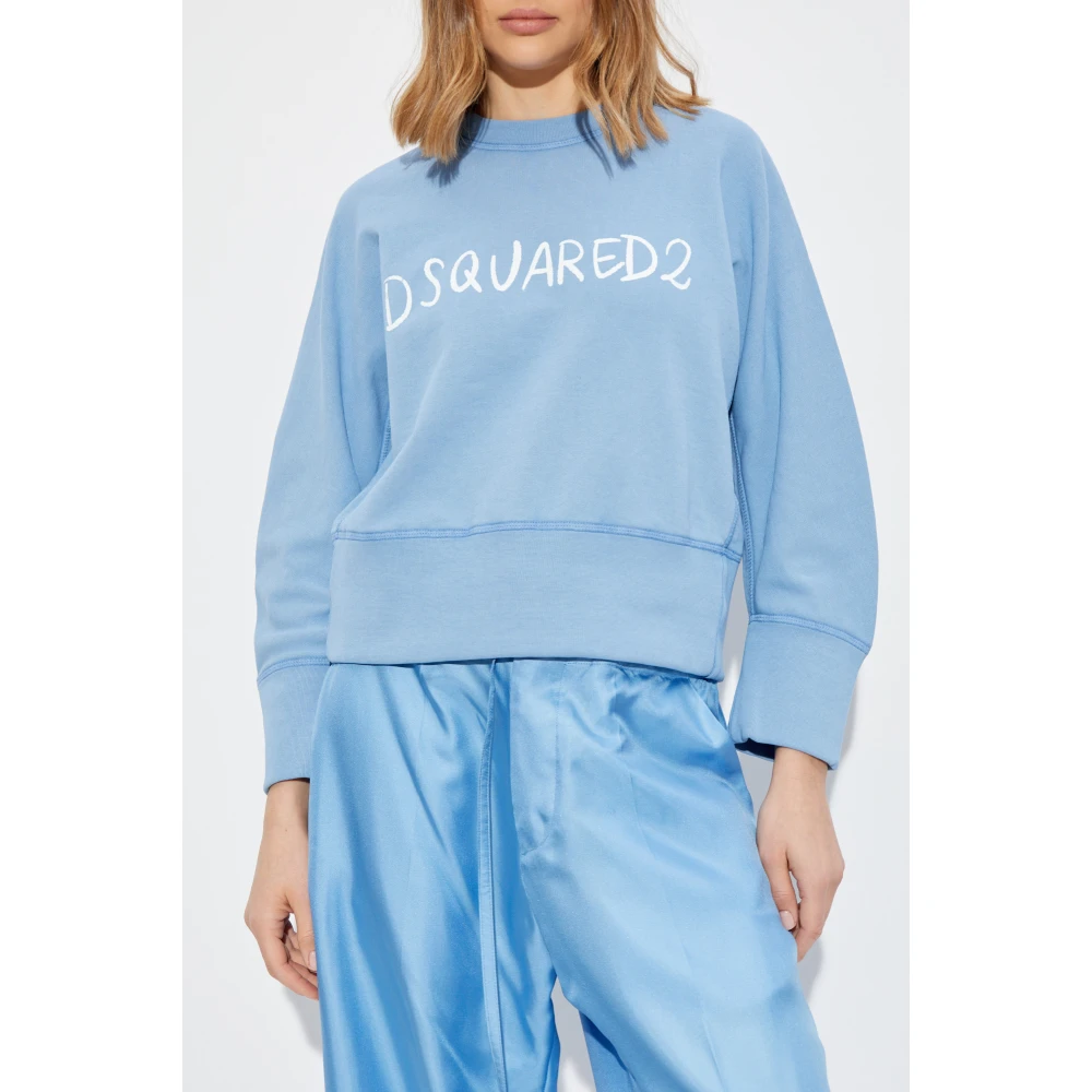 Dsquared2 Logo sweatshirt Blue Dames
