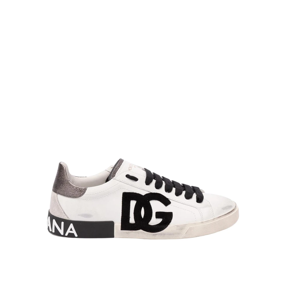 Dolce & Gabbana Men's Multicolor Sneakers, 11 Uk, Leather Low Top Trainers