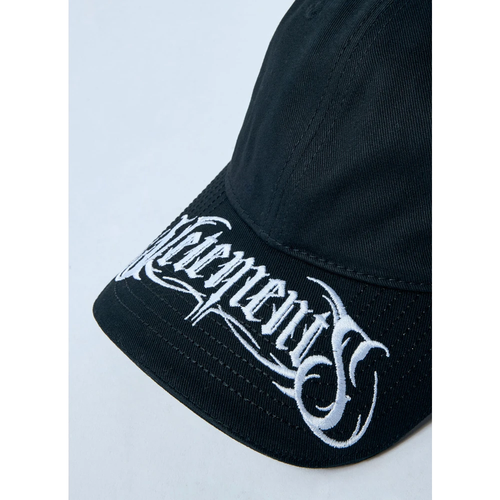 Vetements Baseballpet met Logo Borduursel Black Heren
