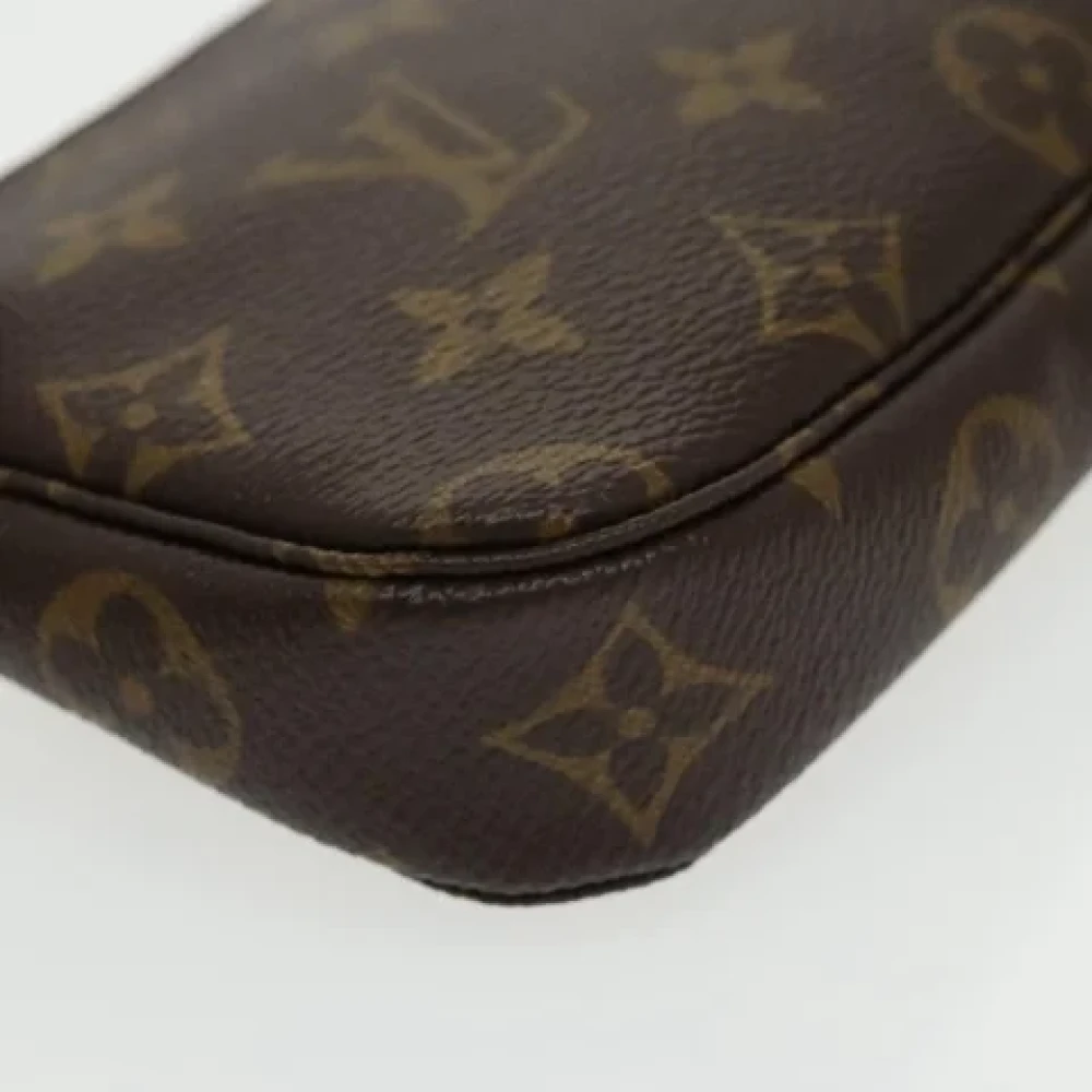 Louis Vuitton Vintage Pre-owned Canvas pouches Brown Dames