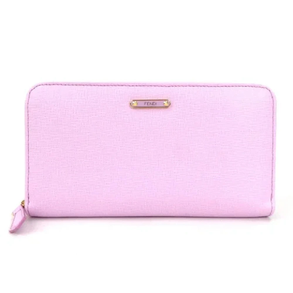 Fendi Vintage Pre-owned Leather wallets Pink Dames