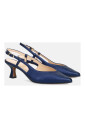 chaussures-bleues-a-talon-bobine-en-cuir