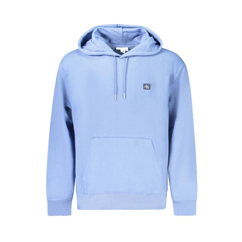 Calvin Klein Men's Blue Hooded Sweatshirt