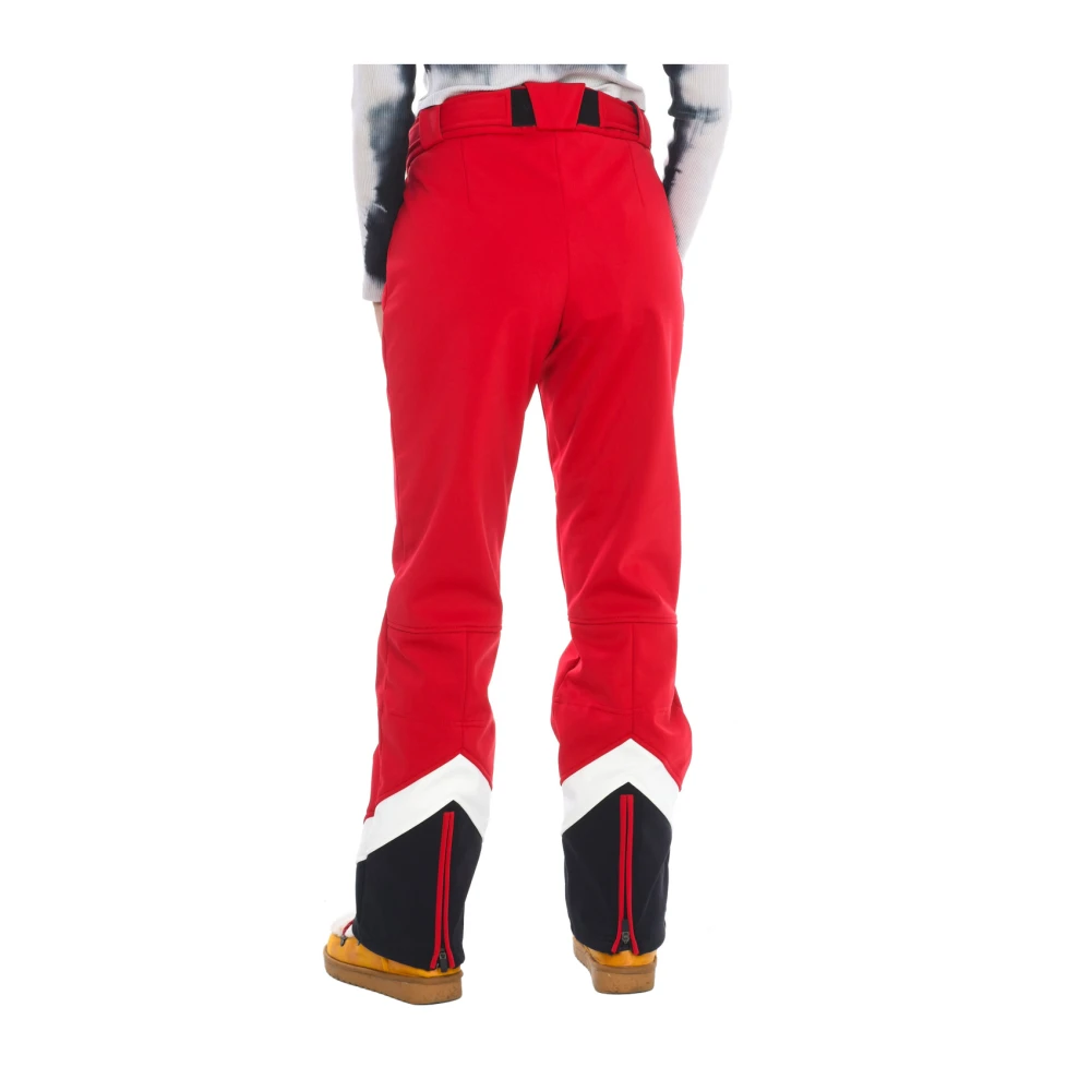 Vuarnet Verstelbare Ski Broek met Ritsopening Red Dames