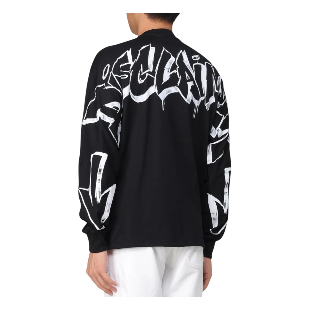 Disclaimer Katoenen Heren T-shirt Black Heren