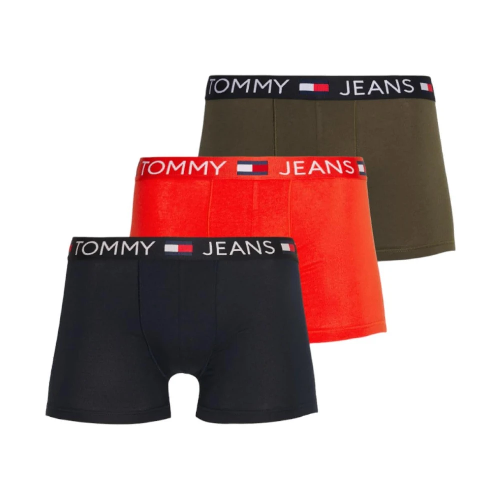Tommy Hilfiger Men's Multicolor Underpants, S, 3-Pack Trunk Boxers