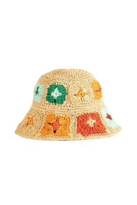 Solhatt i raffia