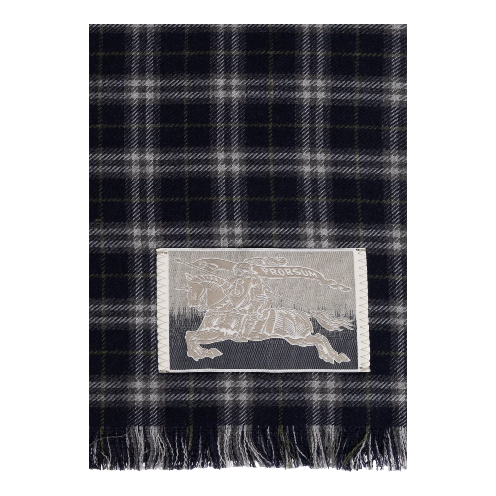 Burberry Sjaal met ruitpatroon Blue Unisex