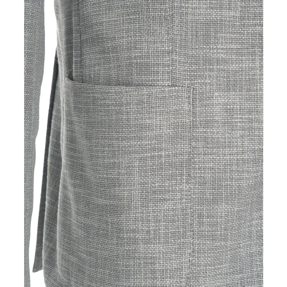 Tagliatore Herenkleding Blazer Grijs Ss25 Gray Heren
