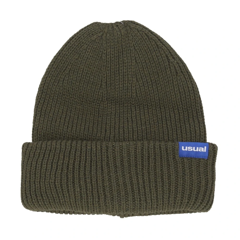 Usual Grijze Modder Gentlemen Beanie Hoed Green Heren