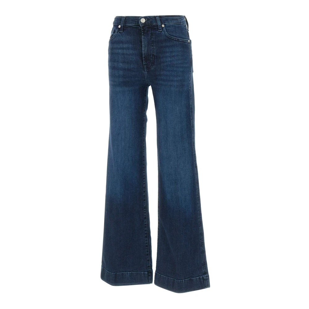 7 For All Mankind Blue Modern Dojo Baltimora Jeans - Female - Wide Jeans - W28 - Jeans